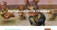 Desktop Screenshot of dachshundworldcharities.com