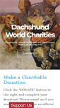 Mobile Screenshot of dachshundworldcharities.com